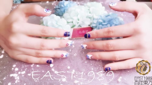  青花美甲怎么做？保定東方技工學(xué)校教你巧做美甲！